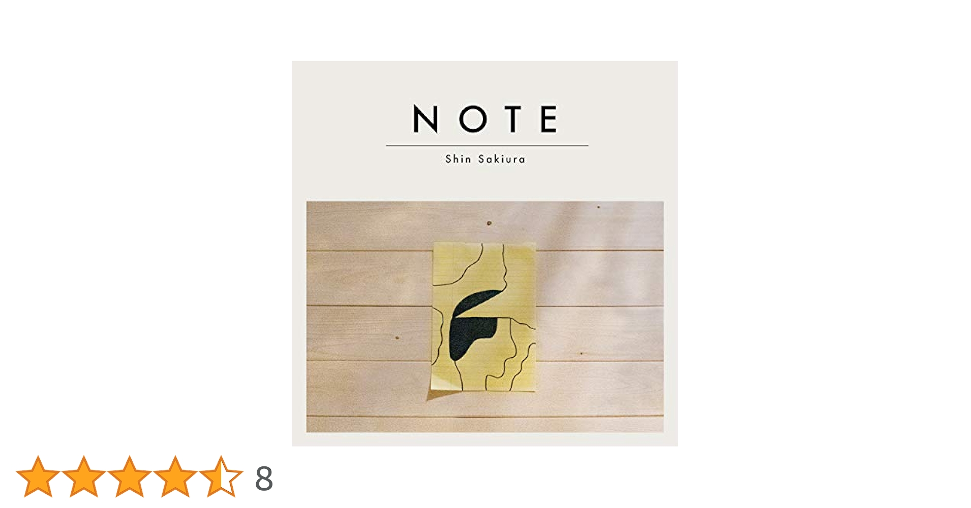 Shin Sakiura『NOTE』LP レコード Shin Sakiura – Note – Vinyl (LP, Album, Stereo), 2020